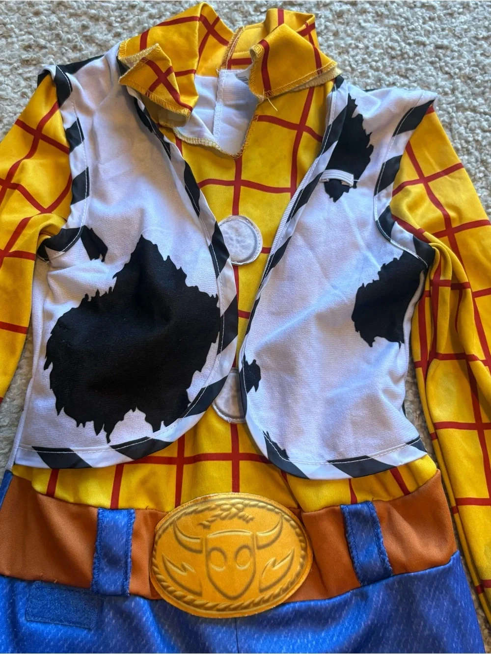 Disney Woody Costume Halloween 3T 4T World Land Cruise Toy Story Cowboy